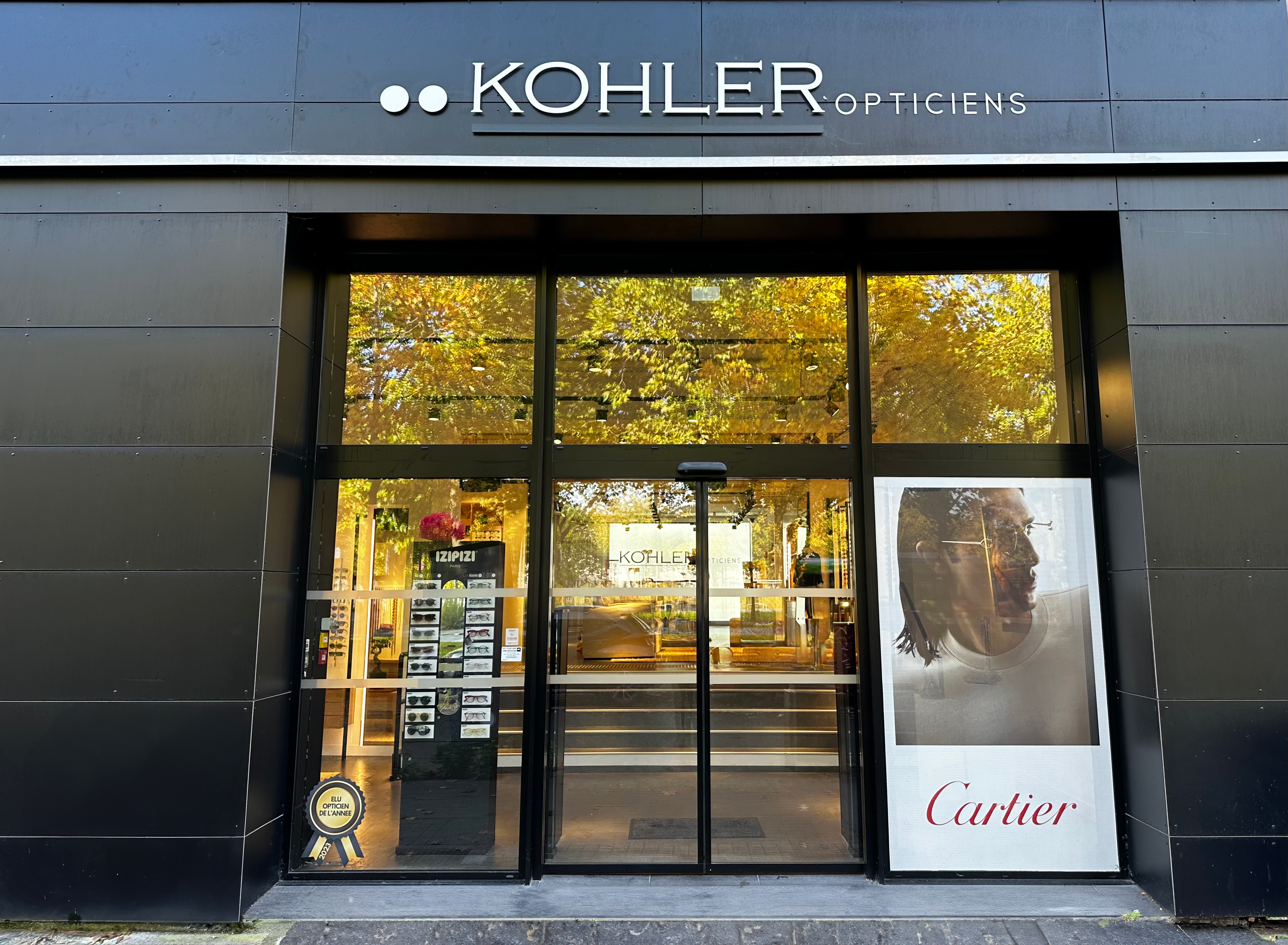 Devanture Kohler Opticiens